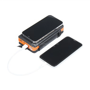 Solar Power Bank With Camping Light